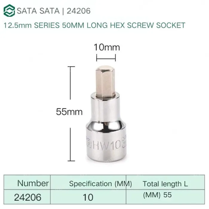 Dafei 10mm with a total length of 55mm-24206