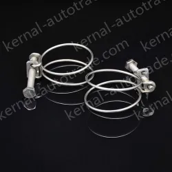 Double steel wire hose clamp 201 material 55-62*3 [wire diameter]