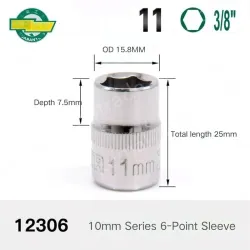CALC-11mm-10mm series 3/8-12306