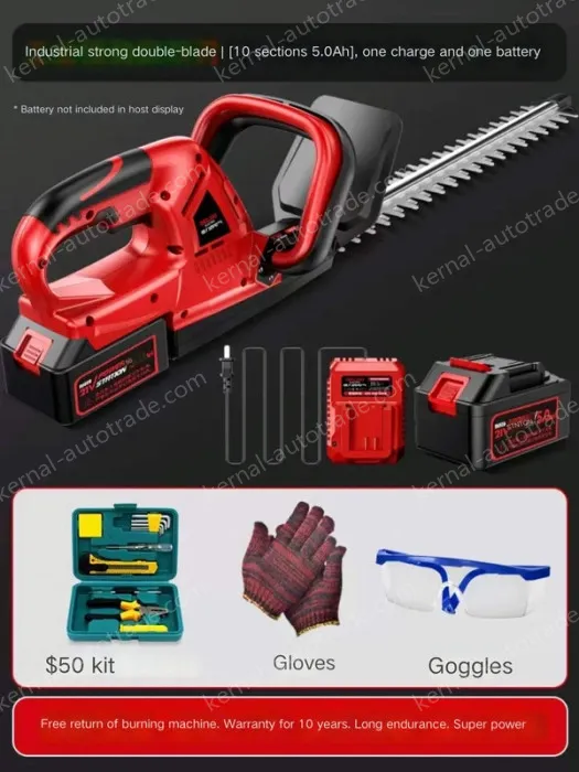 Industrial powerful double-edged 10-cell 5.0Ah one battery and one charge