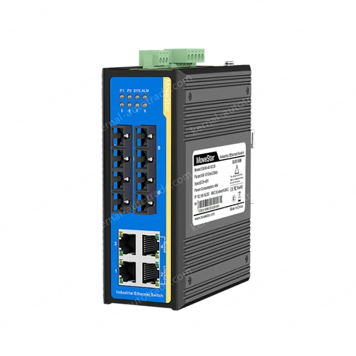 [100 Gigabit 4 Optical 4 Electrical] Ring Network Management Industrial Switch