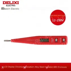 Digital display test pen 12-250V