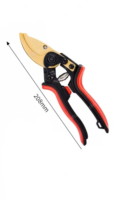 Three-speed adjustable gold 8.5 inch - coarse pruning shears