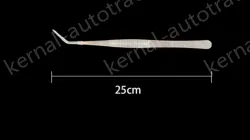 Stainless steel tweezers Curved tip (thick) 20cm