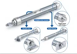 Built-in Speed Controller Type Double Acting, Single Rod CJ2Z Series &oslash;10, &oslash;16