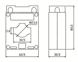 Current transformer YDBH0.66-30I-A-250/5A closed transformer