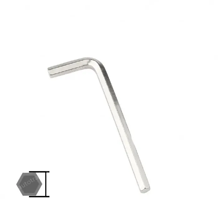 Nickel plated 4mm 20pcs flat head