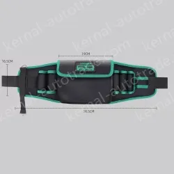 The waist bag can hold a mobile phone with a thickened flip cover