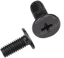 Carbon steel thin head screws M1.2*6*2