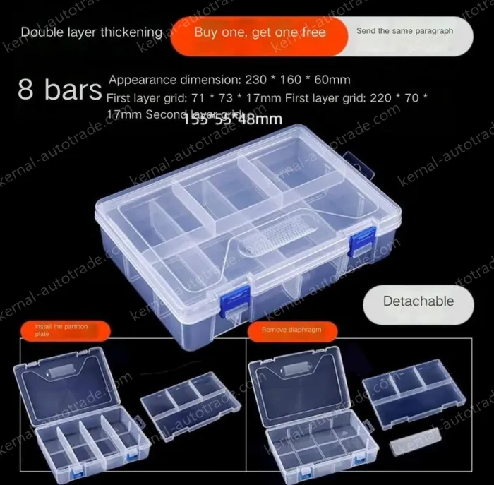 Two thickened materials 8 grids double-layered