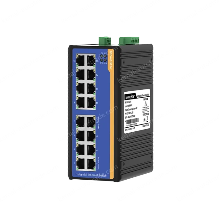 [100 Gigabit 16 Port] ring network management industrial switch