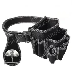 Waist bag + extra-thick waist belt + metal hanging