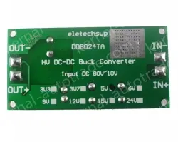 DC-DC high-voltage buck module regulated power board converters Input DC 10~80V Output 9V