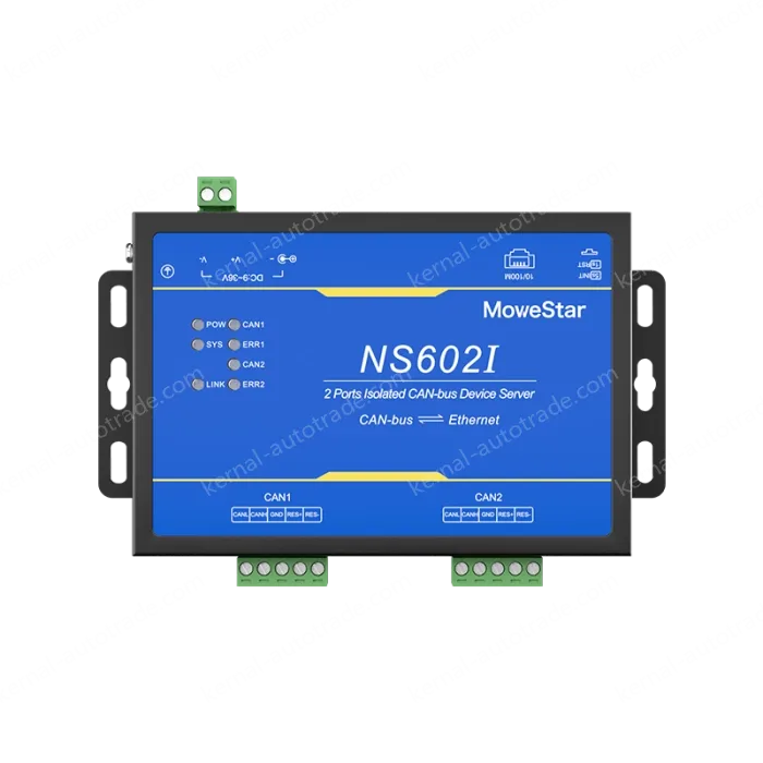 2 Ports CAN-bus To Ethernet Opto-isolated Wall-mounted Ethernet CAN-bus Server