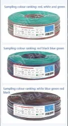 LED light connecting cable 18AWG*8 and (34/0.14TS)