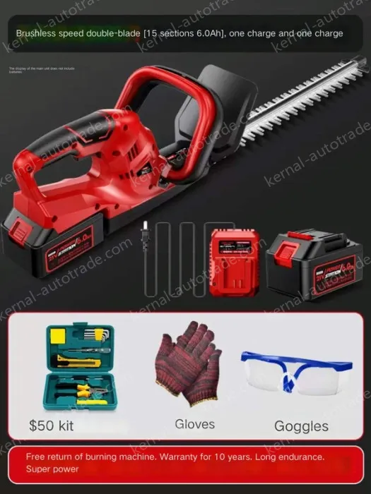Brushless speed double-edged 15-cell 6.0Ah one battery and one charge