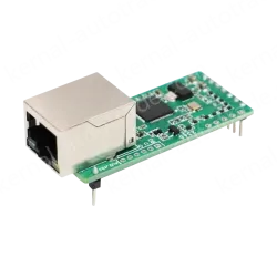 Low-cost serial-to-Ethernet module