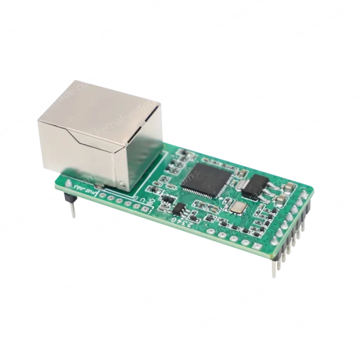 Low-cost serial-to-Ethernet module