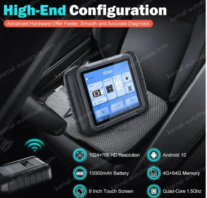 XTOOL D8W Full System Diagnostic Tool Supports CAN FD/DOIP
