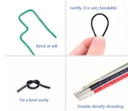 Teflon Wire Cable 8AWG Red 165 cores