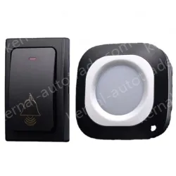 Wireless home self generating, battery free, intelligent long-distance electronic remote control, waterproof AC door calling device