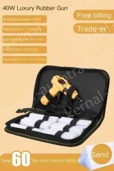 40W luxury glue gun + 60 glue stick + storage bag