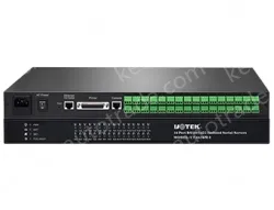 UOTEK 10/100M TCP/IP to 16 Ports RS-485/422 Serial Device Server with Lightning Isolation