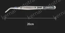 Stainless steel tweezers Curved round head (304 models) 20cm