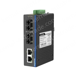 2 Ports 100M F(x) + 2 Ports 10/100M T(x) Din-Rail Unmanaged Industrial Ethernet Switch