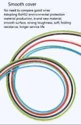 Teflon Wire Cable 13AWG Black 19 cores