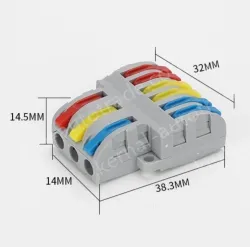 Quick terminal blocks-SPL-63 three in and six out
