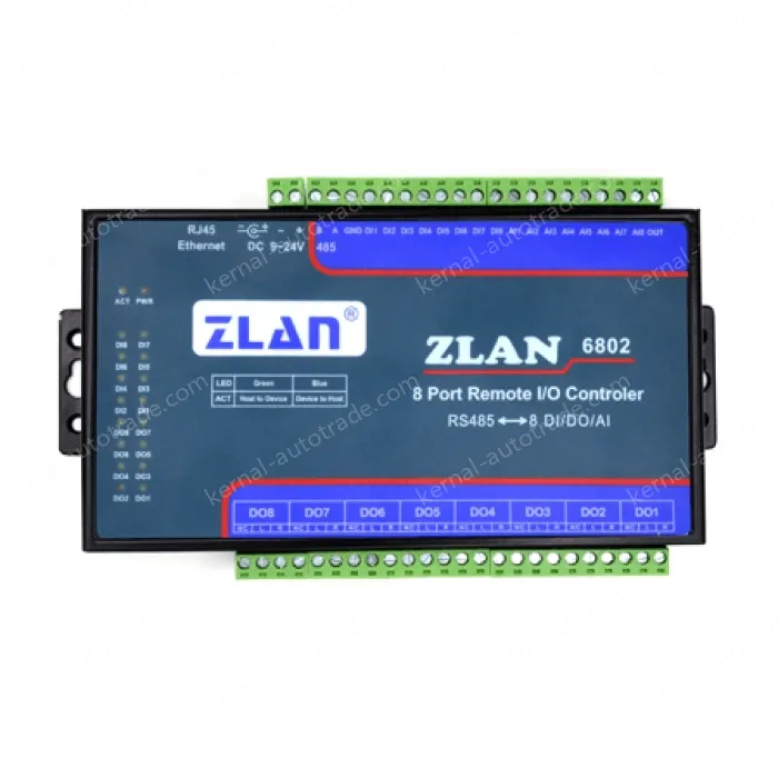 ZLAN6802 8 Channels IO Control Module