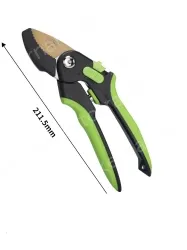 Dual-gear adjustable gold 8.5-inch-SK5 steel pruning shears