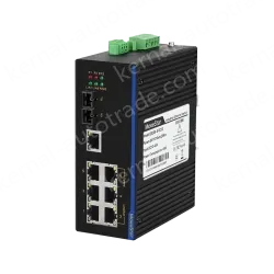 1 Port 100M F(x) + 7 Ports 10/100M T(x) Din-Rail Unmanaged Industrial Ethernet Switch