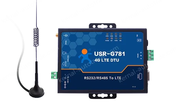 An industrial router with serial port