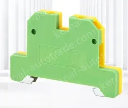 EK2.5-25 Rail Grounding Combination Terminal Flame Retardant Current Yellow and Green Ordinary Terminal Grounding Terminal