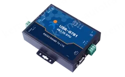 An industrial router with serial port