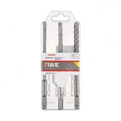 3 pcs of 4-pit 5-series drill bits (6/8/10mm*100mm*160mm)