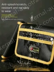 The blue edge upgraded middle pocket can be equipped with an electric drill + hook included