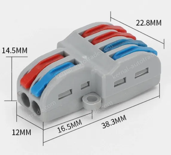 Quick terminal blocks-SPL-42 two in and four out