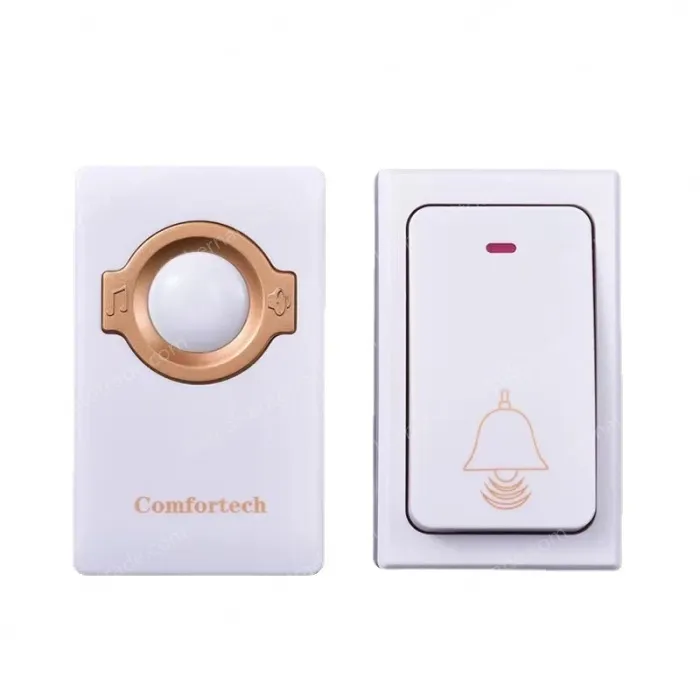 Non occupying plug-in flashing lights, intelligent and environmentally friendly, no need for batteries, press to generate electricity, self generating wireless doorbell