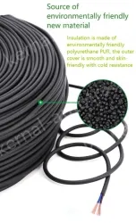 5 core 4 core 2 core sensor cable 28 AWG 5 pole