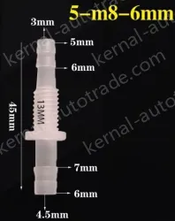 5-M8-6-Feed-through plastic connectors