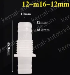 12-M16-12-Feed-through plastic connectors
