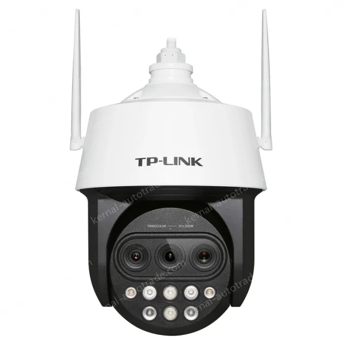 Three-eye zoom full-color 4G high-speed dome camera