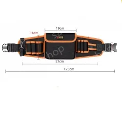 Orange padded tool belt bag Medium bag